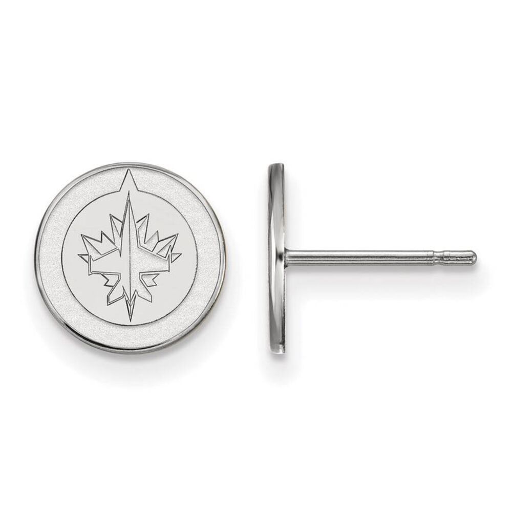 Sterling Silver NHL Winnipeg Jets XS Post Earrings